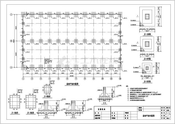随州公司36米钢架结构厂房CAD电气设计完整图-图二