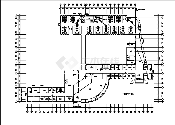 盱眙某医院住院综合楼电气系统设计施工cad图纸-图二
