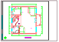 宁波某别墅装修设计CAD施工图纸-图二