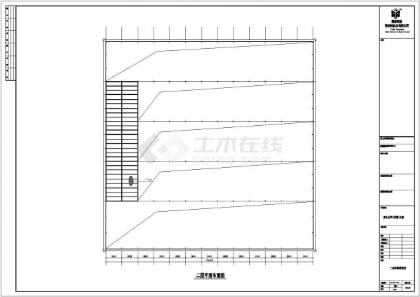【最新】某加工生产基地钢结构工程设计方案CAD图纸-图二