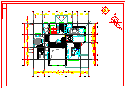 整套欧式别墅设计装修设计CAD图纸-图二