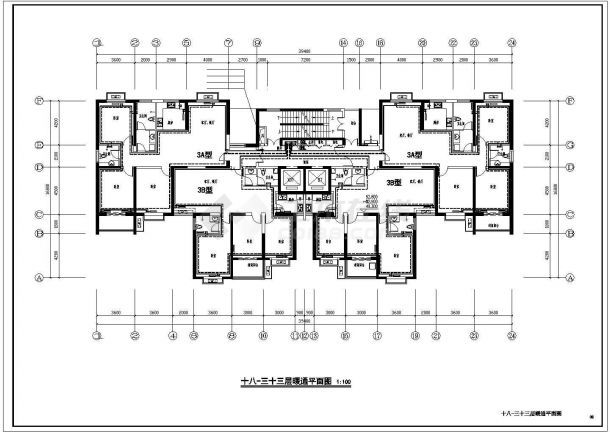 【郑州】某高层民用住宅采暖全套设计施工CAD图纸-图一