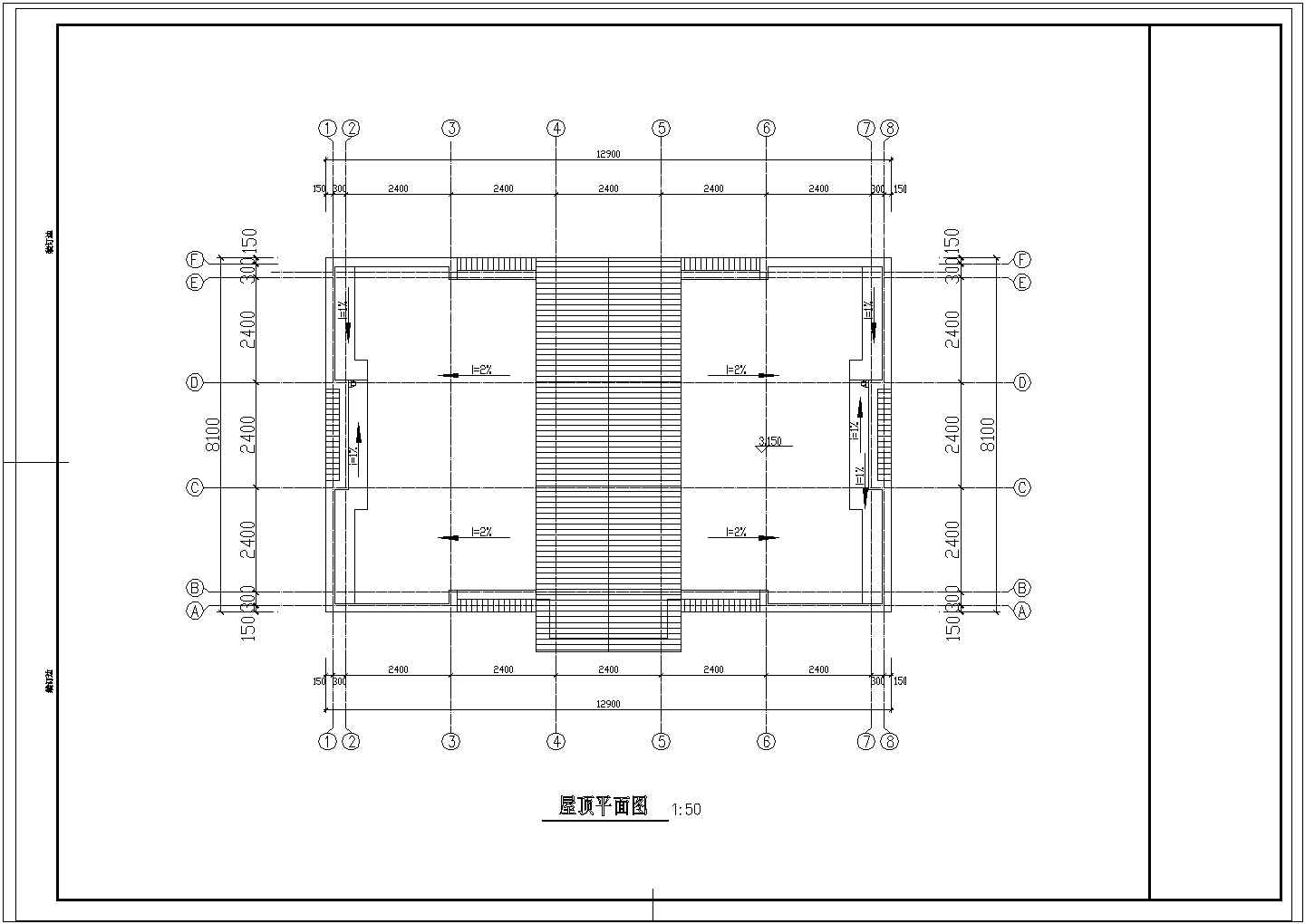 某公厕CAD建筑设计施工图