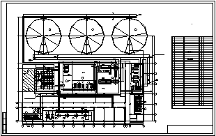 某电厂工业废水处理cad设计施工图纸-图一