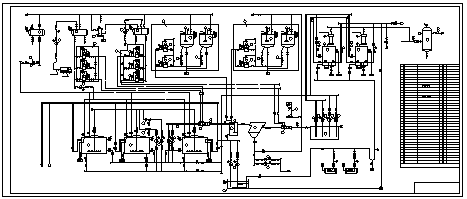 某电厂工业废水处理cad设计施工图纸-图二