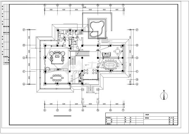详图设计_宾馆会所电气设计图-图二