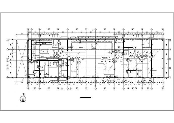 西安市某食品厂2000平米单层砖混结构生产厂房全套建筑设计CAD图纸_图1