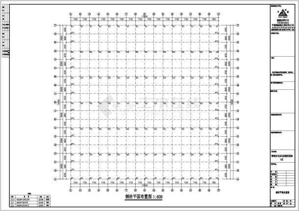 深圳某公司钢结构工程设计全套CAD图-图二