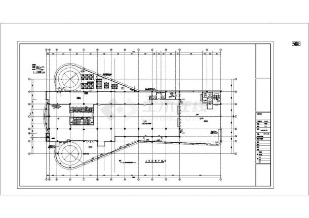 某商业大厦空调通风排烟系统毕业设计CAD资料-图二