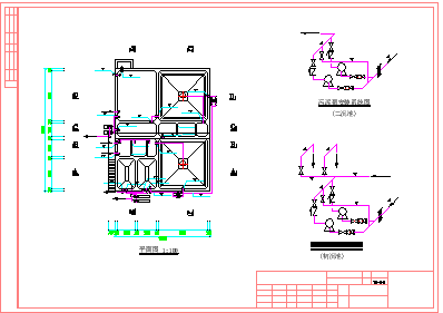 某钢铁厂300t_d酸洗清洗废水处理回用工程工艺cad设计施工图