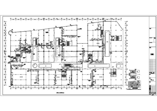 某购物中心空调通风系统毕业设计CAD资料-图二
