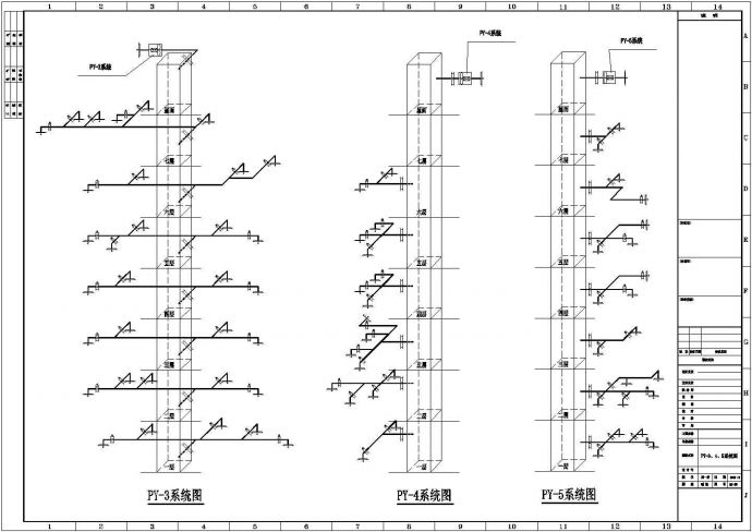 某大型购物中心空调通风排烟系统毕业设计CAD资料_图1