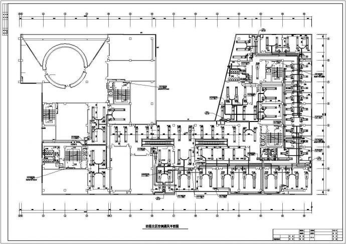 某商业广场及活动中心空调通风系统毕业设计CAD资料_图1