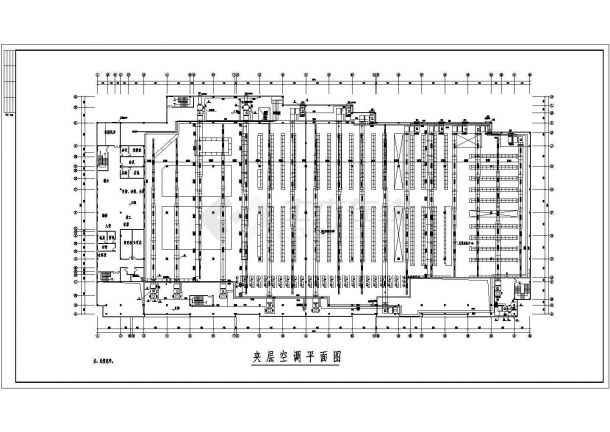 某大型超市空调通风系统毕业设计CAD资料-图二