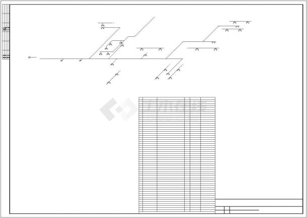 某商业综合建筑空调及通风排烟系统毕业设计CAD资料-图一