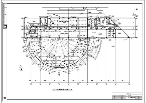 [浙江]8层办公楼建筑给排水施工图纸（气体灭火）(CAD，22张图纸)-图二