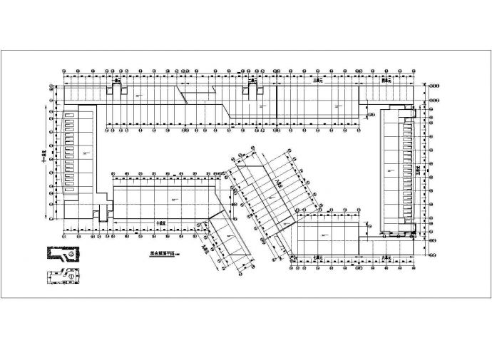 成都xx大学1.5万平米6层框架结构宿舍楼平面设计CAD图纸（含地下室）_图1