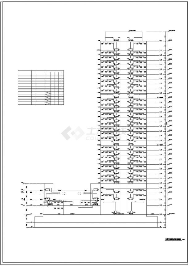 某超高层办公楼暖通空调系统毕业设计CAD资料-图一