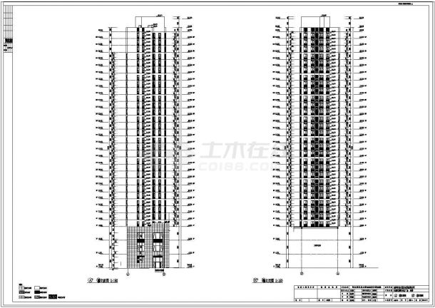 [长春]31层剪力墙结构高层住宅楼设计施工图-图一