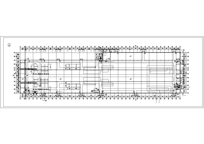 某汽车厂总装车间建筑设计CAD图纸_图1