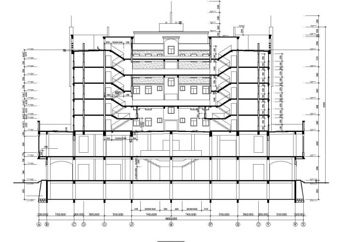 某地农贸市场建筑施工CAD图纸_图1