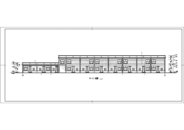 某2层商业楼建筑示意图-图一