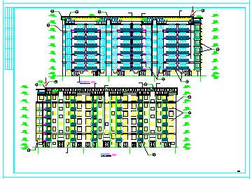 [上海]某小区几栋住宅楼建筑cad设计施工图纸_图1