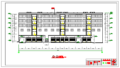 [上海]某地整套商住楼建筑设计cad施工图-图一