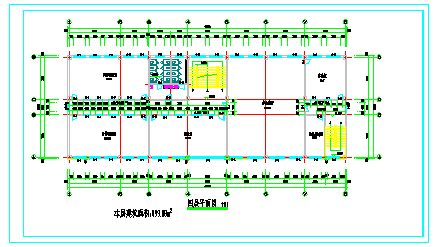 [石河子]中学综合楼建筑设计cad图纸-图一