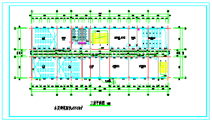 [石河子]中学综合楼建筑设计cad图纸-图二