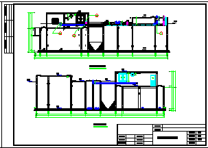 [海南]某果汁加工厂污水处理站cad设计安装图纸_图1