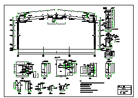 《混凝土结构》课程设计单层工业厂房结构cad施工图纸-图一