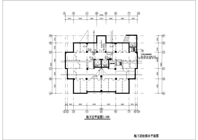 15层普通住宅楼给排水设计施工图_图1