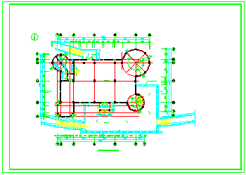 某地3层坡顶法国古堡建筑设计cad施工图纸_图1