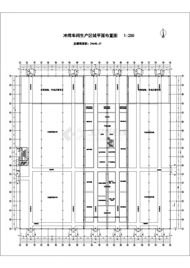 大型汽修厂厂房规划图图片