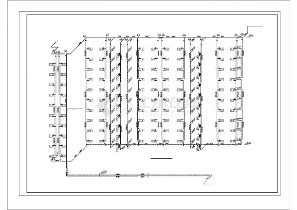客运中心交通办公楼通风空调排烟系统设计施工图（风冷热泵机组 机房详图多）-图二