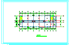 某地4层框架结构办公楼建施CAD设计图-图二