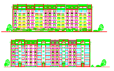 某地多层住宅楼CAD建筑施工设计图_图1