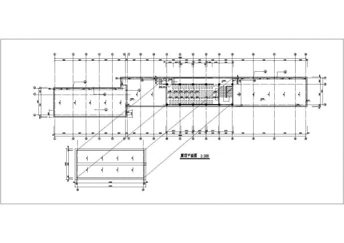 苏州大学化学院1.2万平米6层框架结构教学楼平立剖面设计CAD图纸_图1