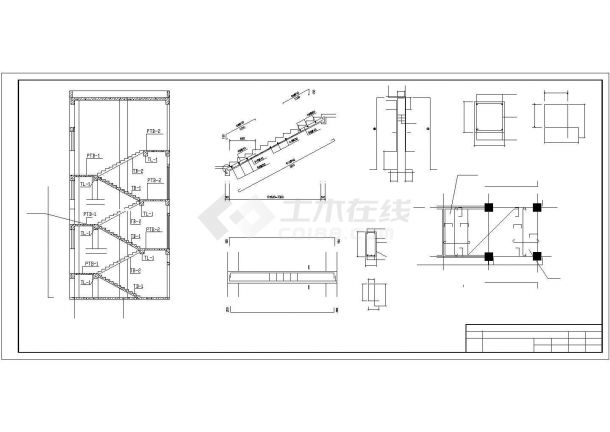某医学院公寓工程招标设计完整CAD资料（计算书、结构图纸）-图二
