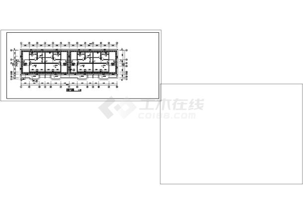 某6层砖混结构商住楼建筑设计图-图二