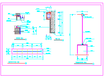 某地八层办公楼室内装修全套CAD设计施工图纸-图二