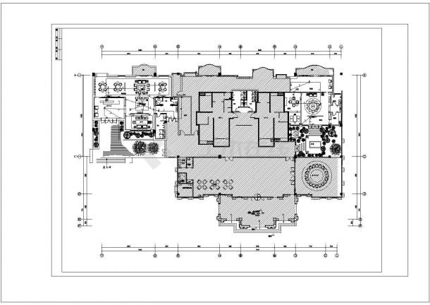 [湖北]知名会所室内装饰电气工程图纸（甲级院设计）-图一