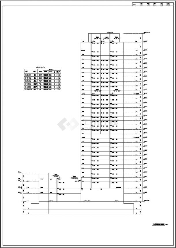 某34层超高层办公楼暖通空调全套系统设计施工图（VAV空调系统）-图二