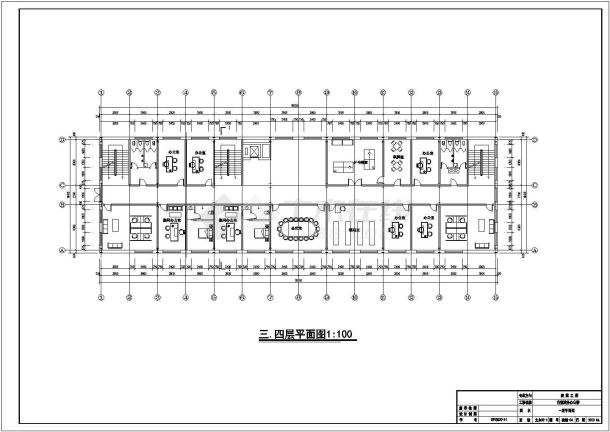 4435平米5层钢框架办公楼设计建筑结构施工图（含计算书）-图二