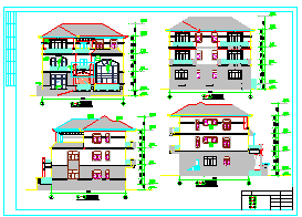 某超豪华级别墅建筑cad施工设计图-图一