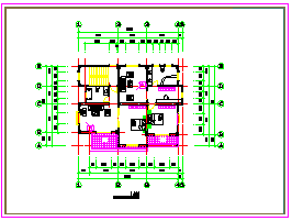 广东某错层别墅建筑结构CAD施工图-图一
