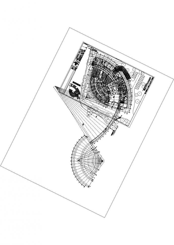 嘉定精品酒店B区排水建施cad图，共七张_图1