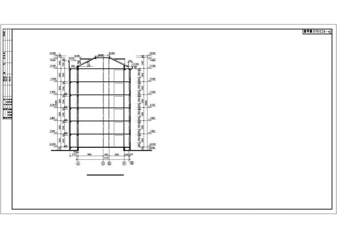 某地多层住宅建筑CAD图纸（共10张）_图1