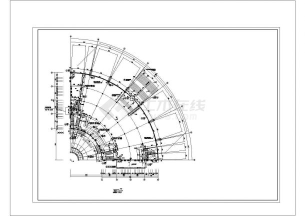 某高层框架办公楼工程设计CAD资料（计算书、结构图纸）-图二
